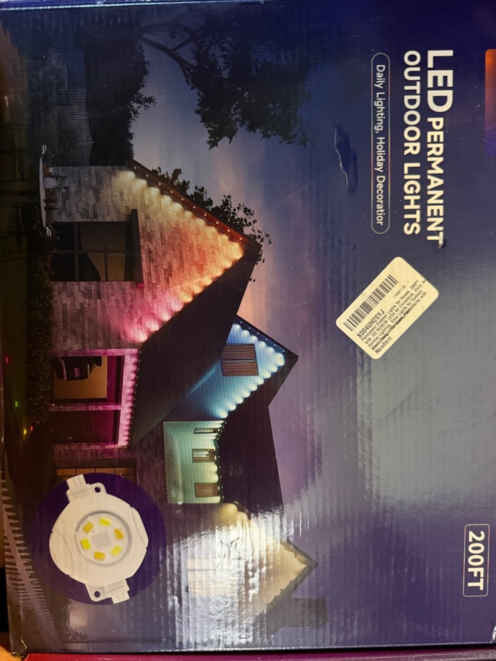 LED Permanent Outdoor Lights - Multi-Color (Blue, Purple, Pink, Yellow, Green) - Picture 9 of 12